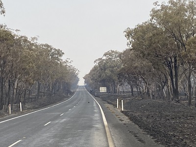 New England Highway just outside of Wallangarra.  