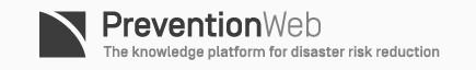 The words prevention web on the right of a black square with a white curved line running left to right
